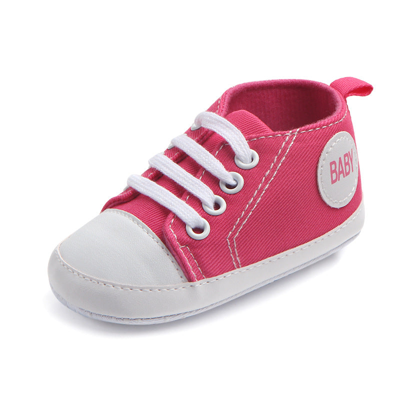 Wholesale side baby soft bottom shoes baby toddler shoes spring and autumn new 0284