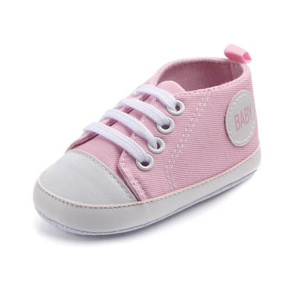 Wholesale side baby soft bottom shoes baby toddler shoes spring and autumn new 0284