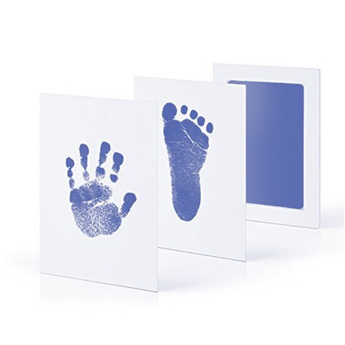 Baby Care Non-Toxic Baby Photo frame DIY Handprint Footprint Imprint Kit Baby Souvenirs Casting Clay Print Newborn Ink Pad Toys