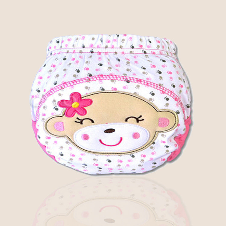New Arrival Infant Learning Pants Baby Cotton Breathable Training Pants Cartoon Bakery Pants