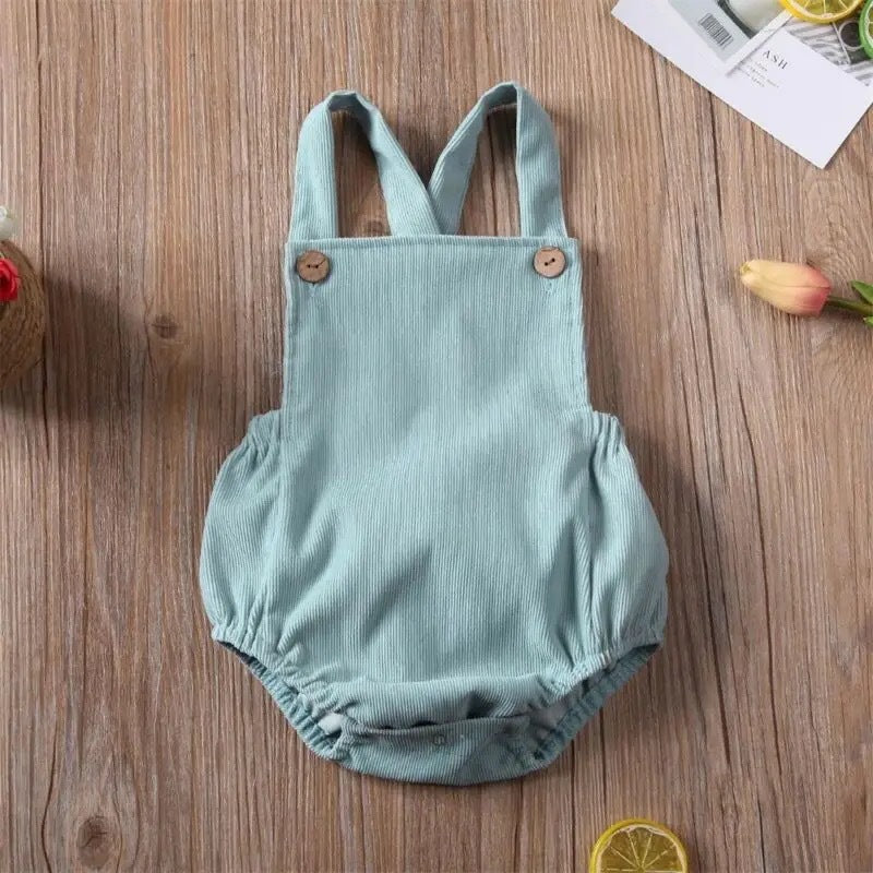 Children's sling foreign trade bag fart clothing Solid color triangle romper Multi-color sling jumpsuit