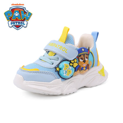 2022 spring new children's sports shoes Wang Wang team with light function cartoon toddler net shoes drop shipping