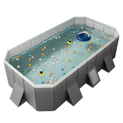 Inflatable swimming pool free of installation, open and ready to use, thickened swimming pool, large children's bathing pool, paddling pool